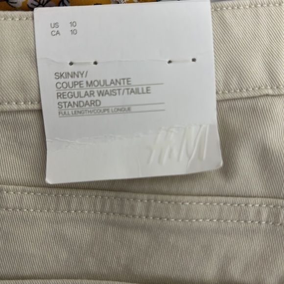 H & M cream pants - Picture 8 of 10
